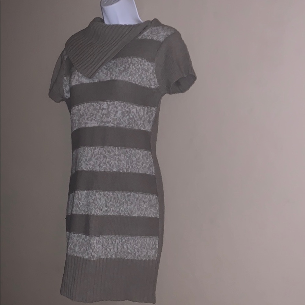 Short Sleeve Sweater Dress